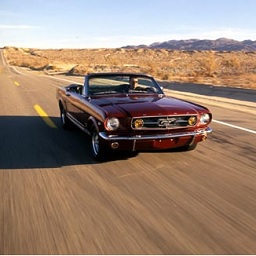 Ford Mustang road trip with the Route planning tool
