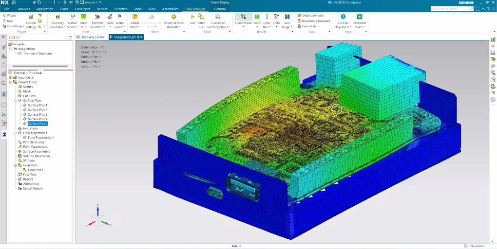 Structural Analysis :NASTRAN non-linear solver connection in Simcenter FLOEFD 2306