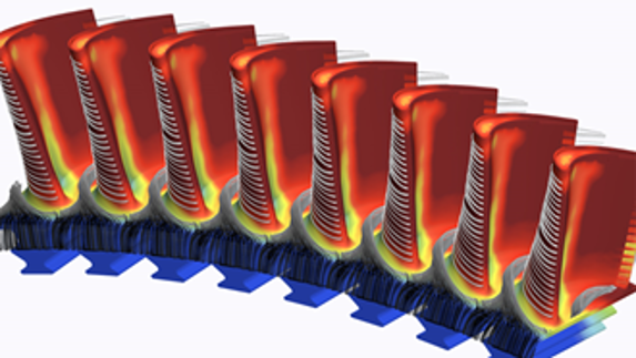 CFD representation of heat transfer conditions