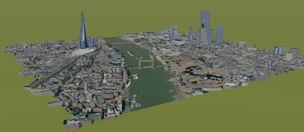 Simcenter Prescan London Bridge environment model