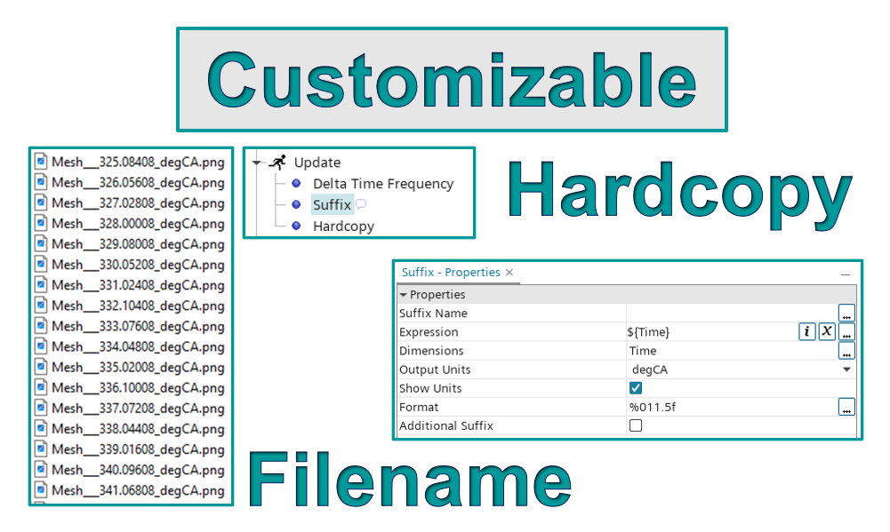 Customizable hardcopy filename