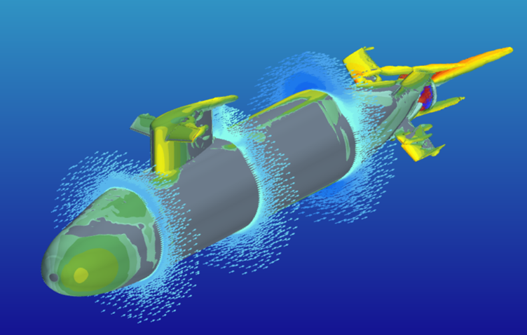 Submarine CFD Simulation