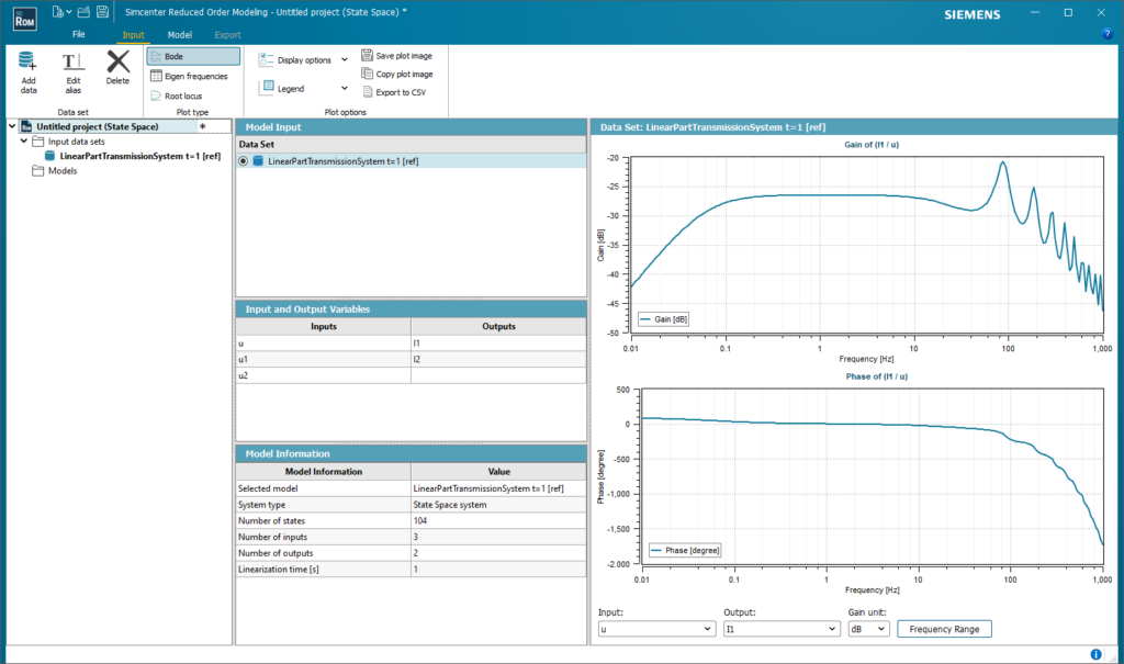 Simcenter ROM model