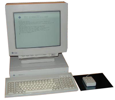 In 1993 my first real-word CFD calculations were performed using STAR-CD v2.1 on a SUN Sparc Workstation (called cfd01). I talked to the simulations using the keyboard. Note how rudimentary an early 1990s computer mouse was (Image courtesy of the PC Museum website).