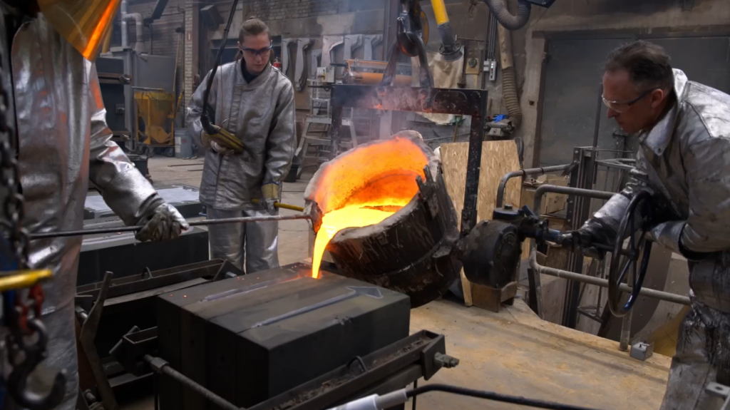 The artisans at work at the Royal Eijsbouts foundry in Asten, The Netherlands.