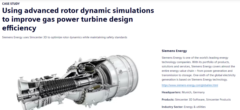 Image with link to the  rotor dynamics case study. 