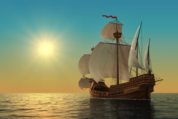 Sailing back in time