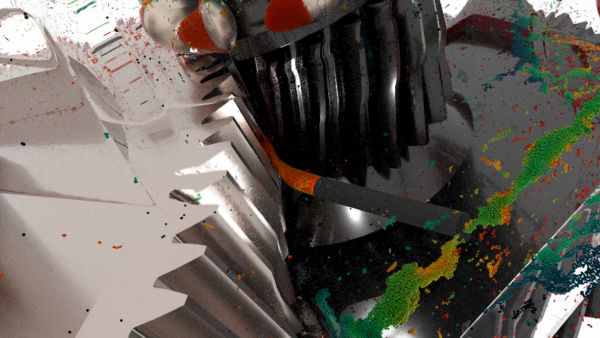 Smoother gear operation with SPH fluid injection