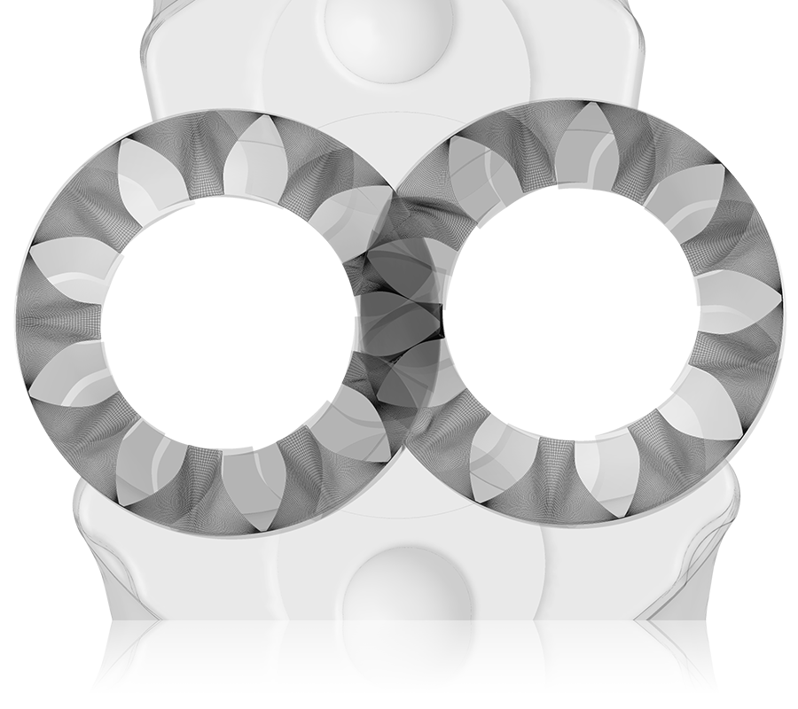 2D CFD Mesh for a gear pump: one type of the many rotary positive displacement machines