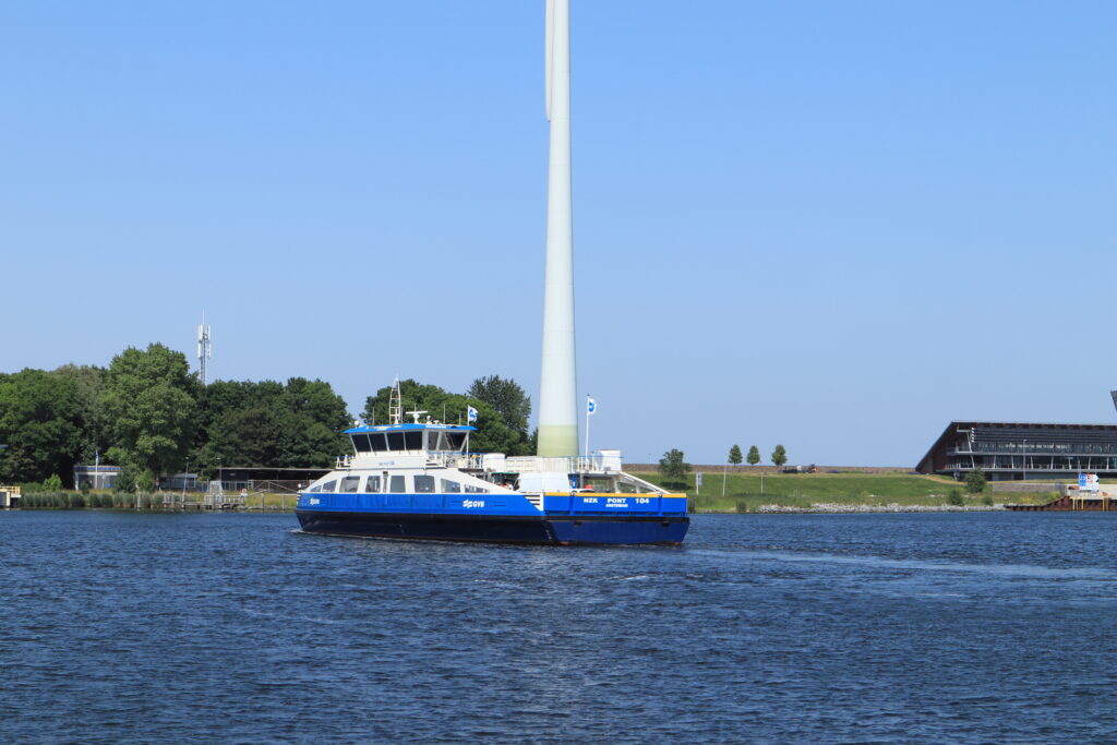 Electric ferry operated by GVB.