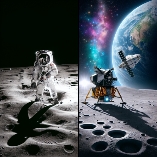 Lunar exploration: then and now