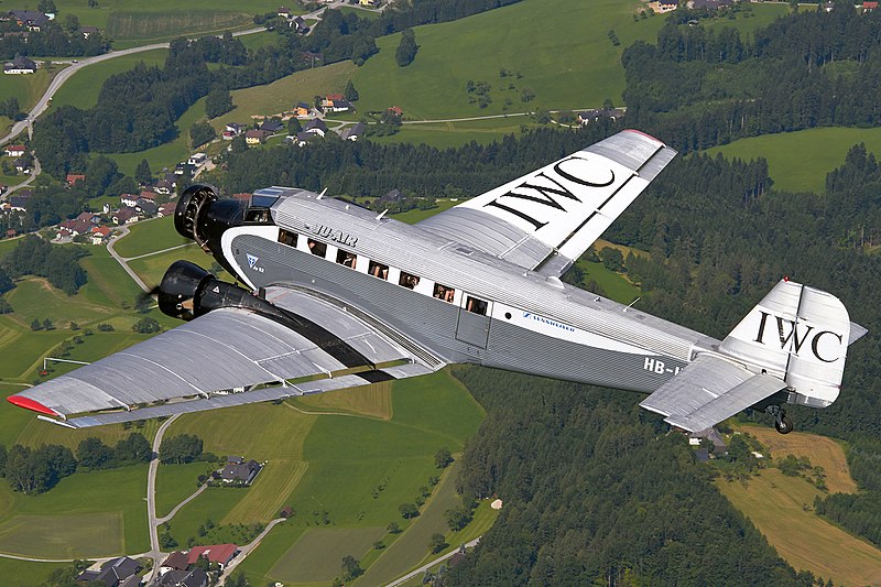 Junkers Ju 52 in flight over Austria (credit Bernd K)