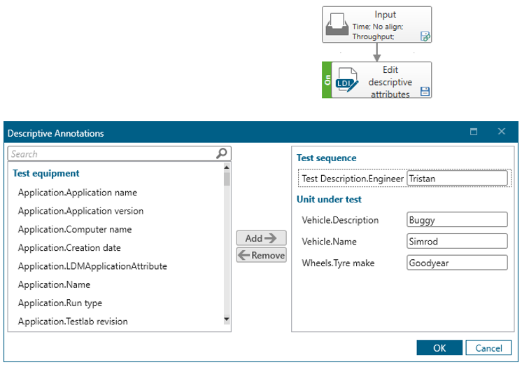 Automatically add or modify descriptive annotation values as part of the process.