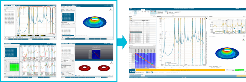 the new Modal Analysis Dashboard combine all information into a single view