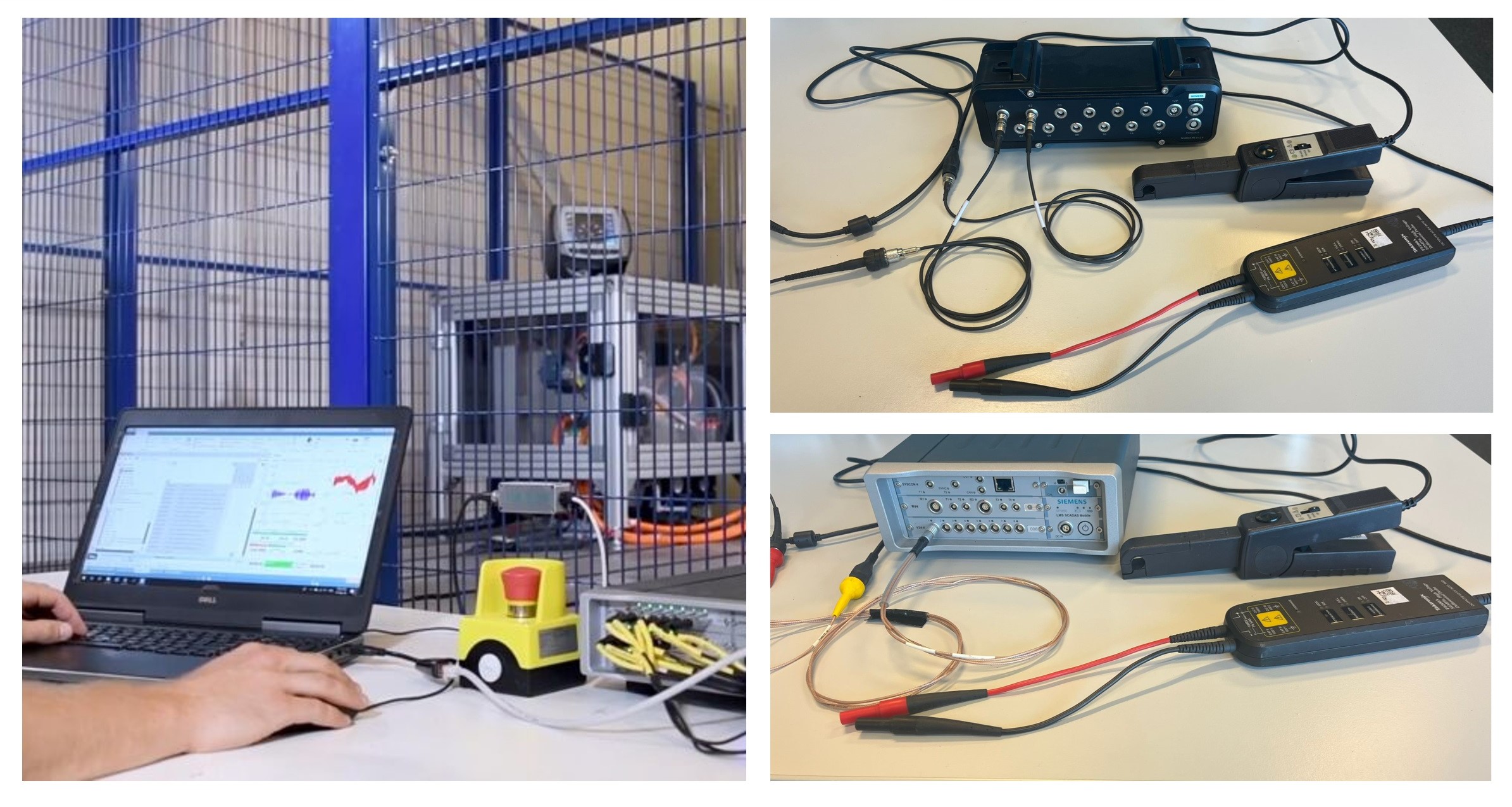 E-mobility testing setup: Integrated NVH and electrical signature analysis using one of the Simcenter SCADAS systems