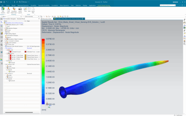 Accurate virtual sensing for complex aviation structures