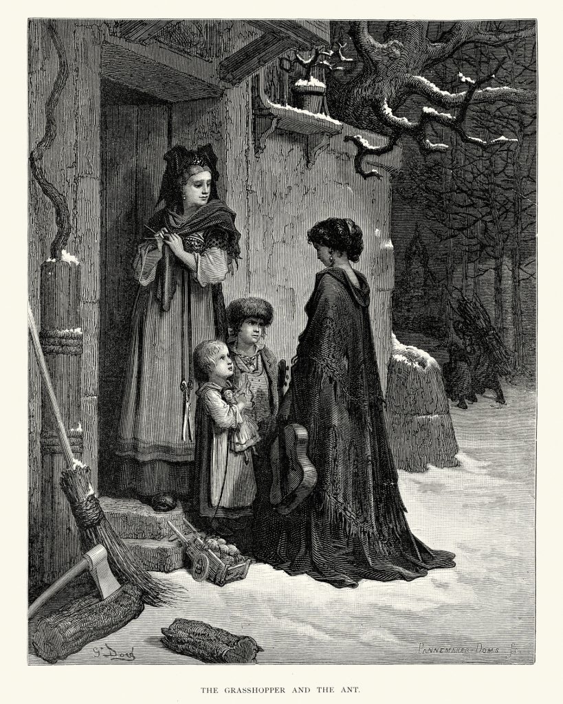 La Fontaine's Fables - Grasshopper and the Ant