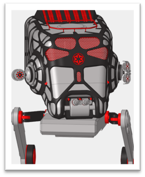 Optimized design of Original Star Wars AT-ST head design