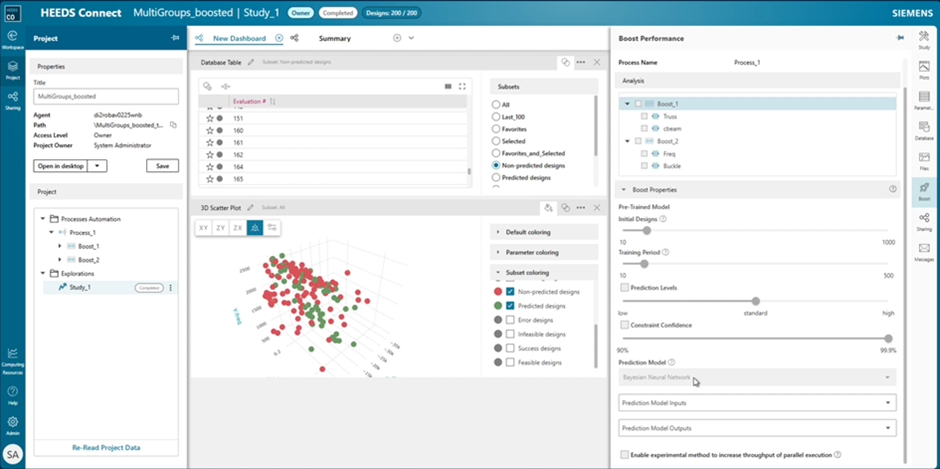Simcenter HEEDS Connect release 2604 multisimulation predictor