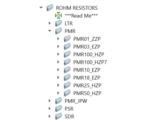 New ROHM Semiconductor (ROHM Co Ltd) Embeddable BCI-ROM models in Simcenter Flotherm 2604 software release available in libraries under ROHM resistors folder