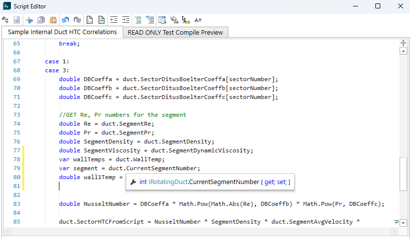 Enhanced duct scripting with local flow data in Simcenter Systems 2604