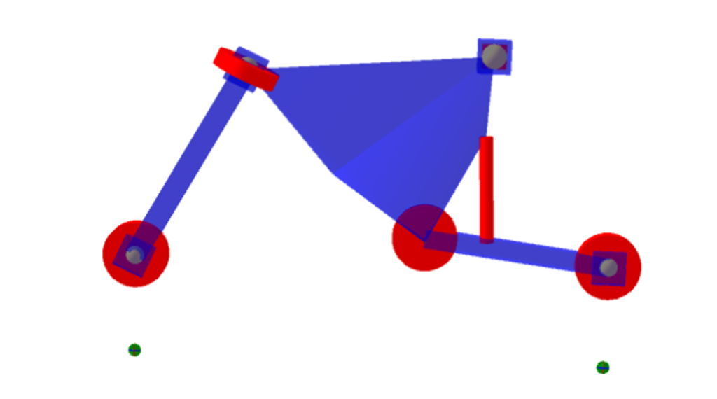 Automated Schematic view of 3D mechanical bodies in Amesim 3D Mechanical Assistant tool