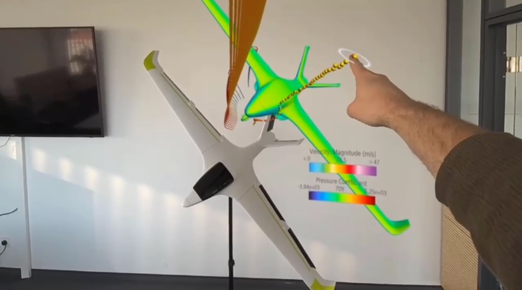 Overlay simulation results on physical products in augmented reality with Simcenter STAR-CCM+ 2606