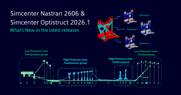 What’s new and exciting in Simcenter Nastran 2606 and Simcenter OptiStruct 2026.1 releases