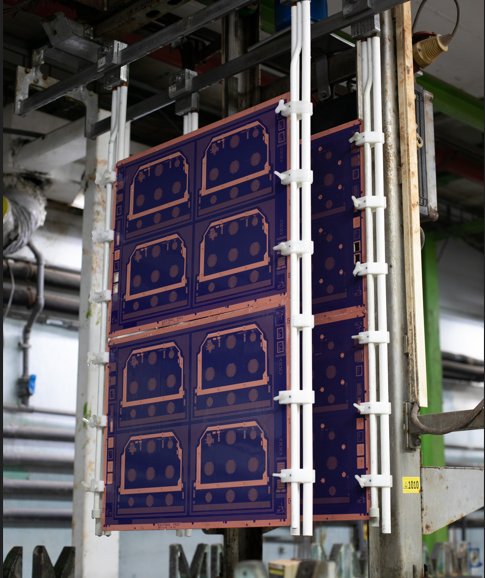PCB during the lamination process during fabrication ensuring supply chain resiliance