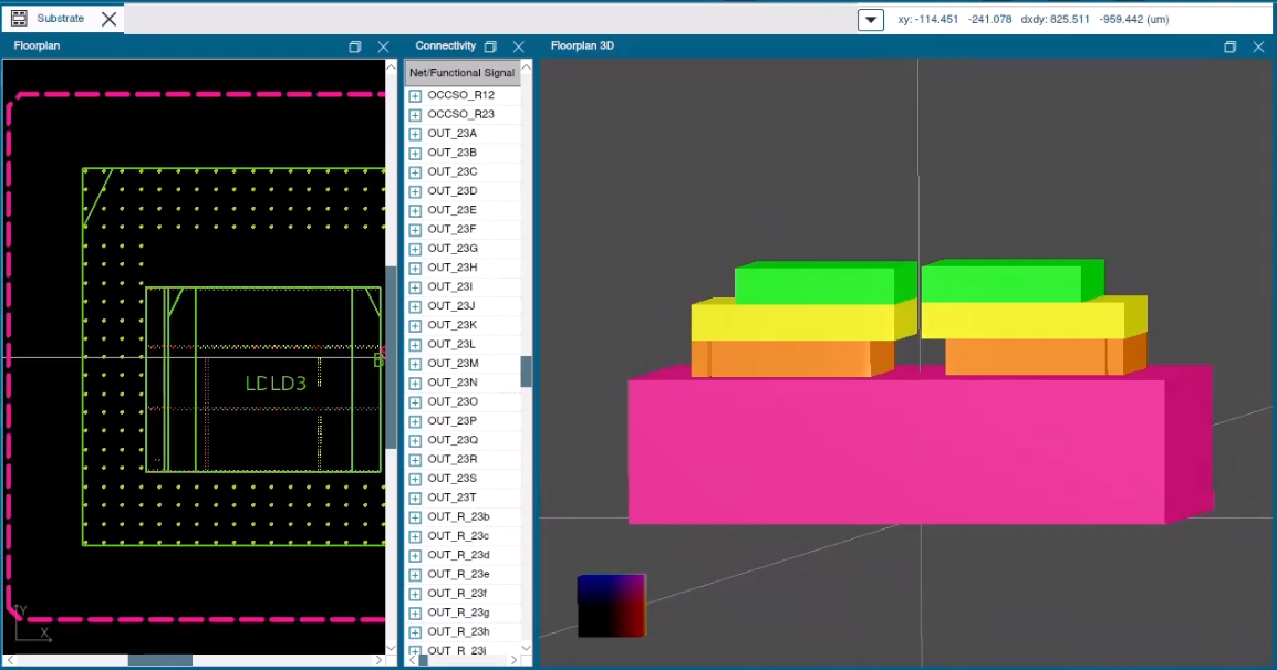 3D IC Stackup in Innovator3D IC