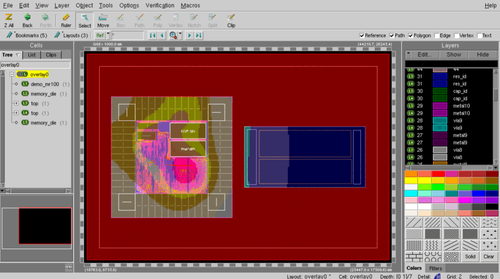 Calibre 3DThermal allows the user to view the thermal
distribution across all 3D components simultaneously throughout the simulation
duration.