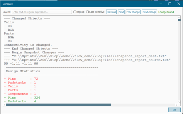 A screen shot of Innovator3D Ic Integrator showing the ODB++ import.