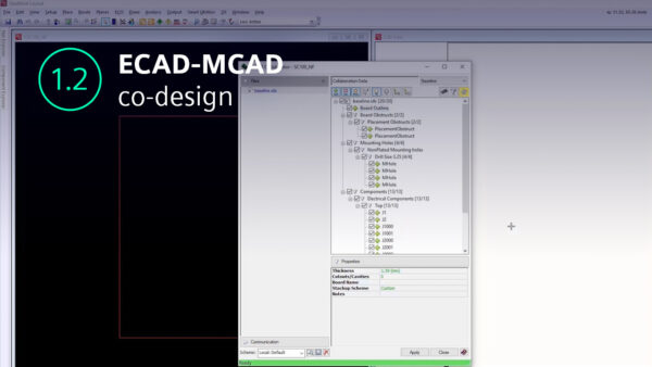 PCB design best practice: ECAD/MCAD co-design