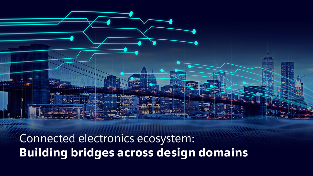 An image of a bridge with an abstract illustration of PCB traces on top.