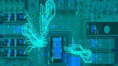 An image of a printed circuit board.