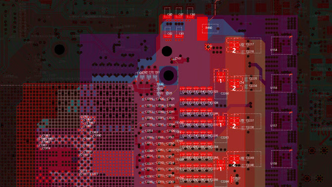 A board design from AMD seen in Siemens software