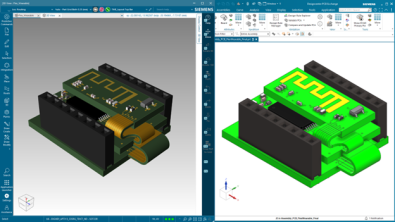 A screen shot of design reuse in Xpedition standard