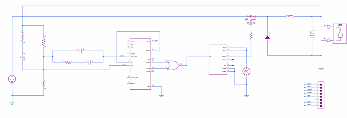 Figure 1: Simple power converter circuit