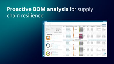 Proactive BOM analysis for supply chain resilience