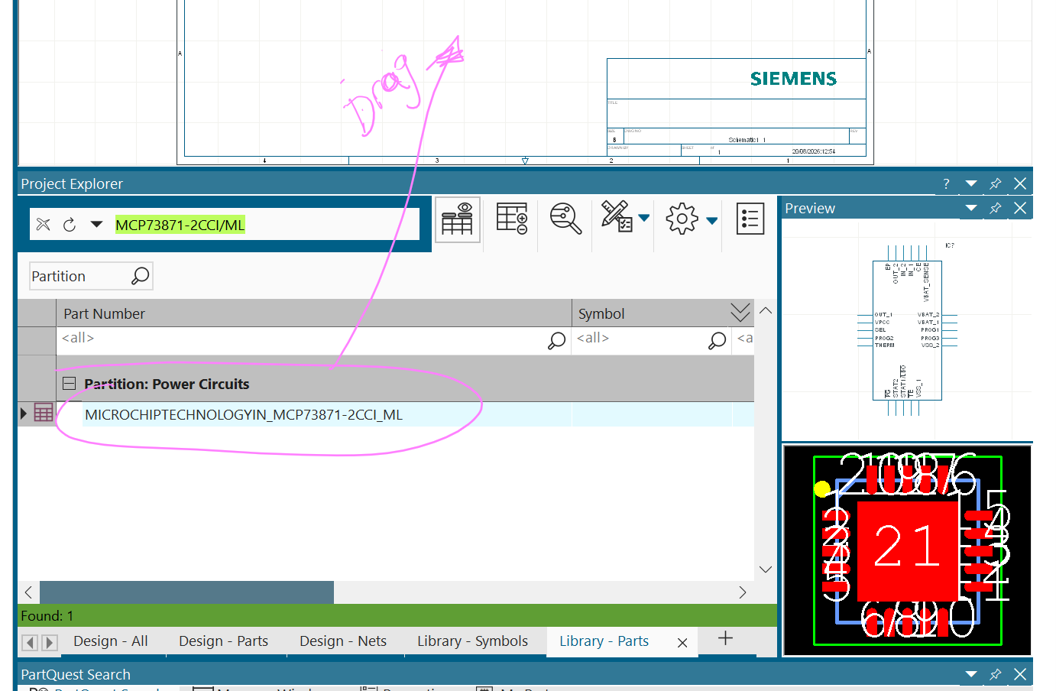 Click and drag into your schematic