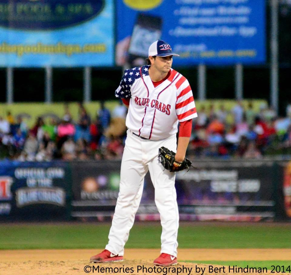 Massingham with the Southern Maryland Blue Crabs.