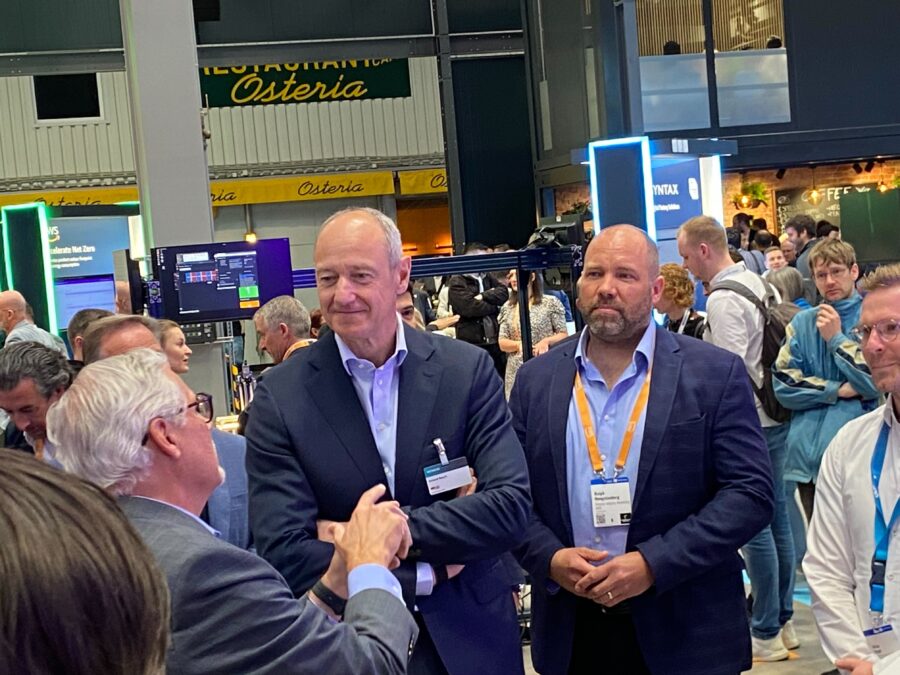The AWS booth at Siemens Hannover Messe 2023
