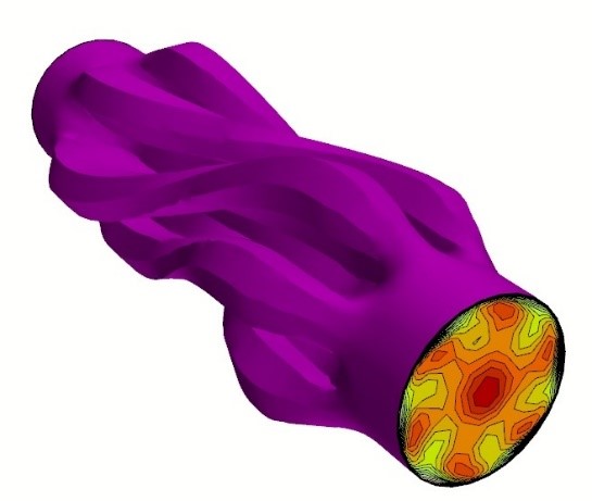 Early velocity view of the inner flow