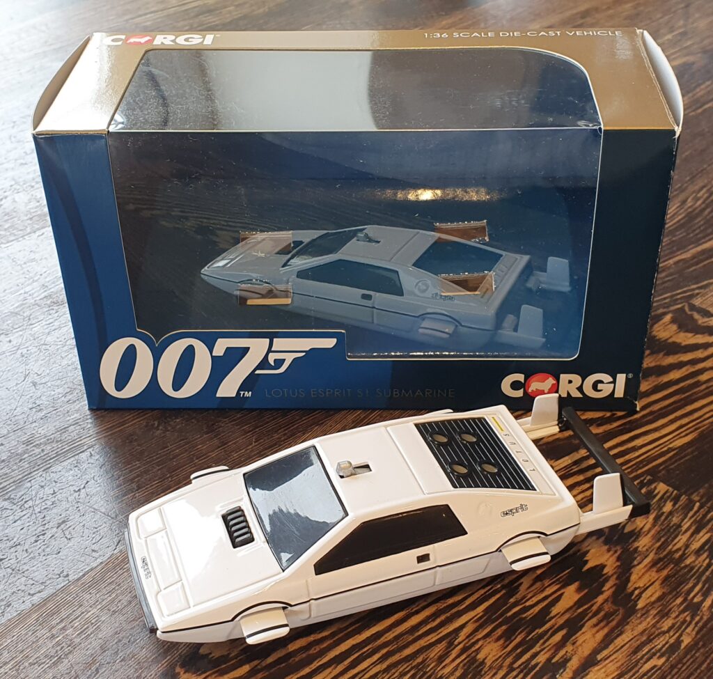 Model of Lotus Esprit from James Bond