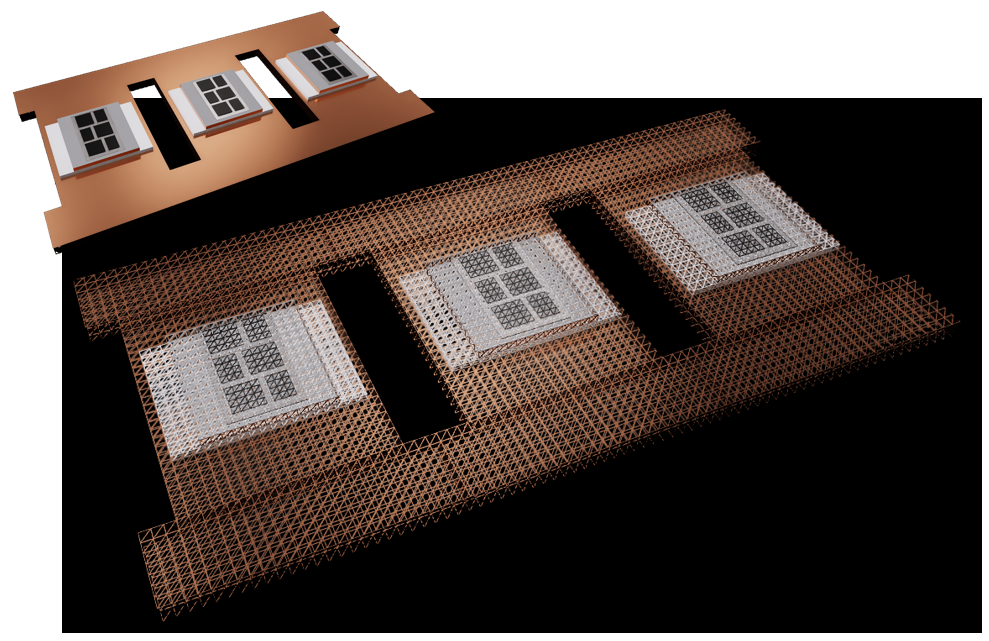 Simcetner Flotherm model in NVIDIA's Omniverse Industrial Metaverse