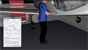 Jack Human Simulation: support for independent glove scaling