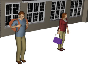 University uses human modeling and simulation in undergraduate research studies.