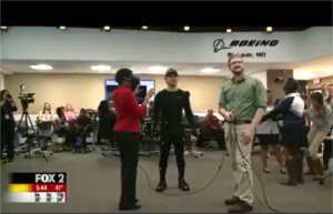 Boeing’s  virtual reality showroom features Process Simulate Human software
