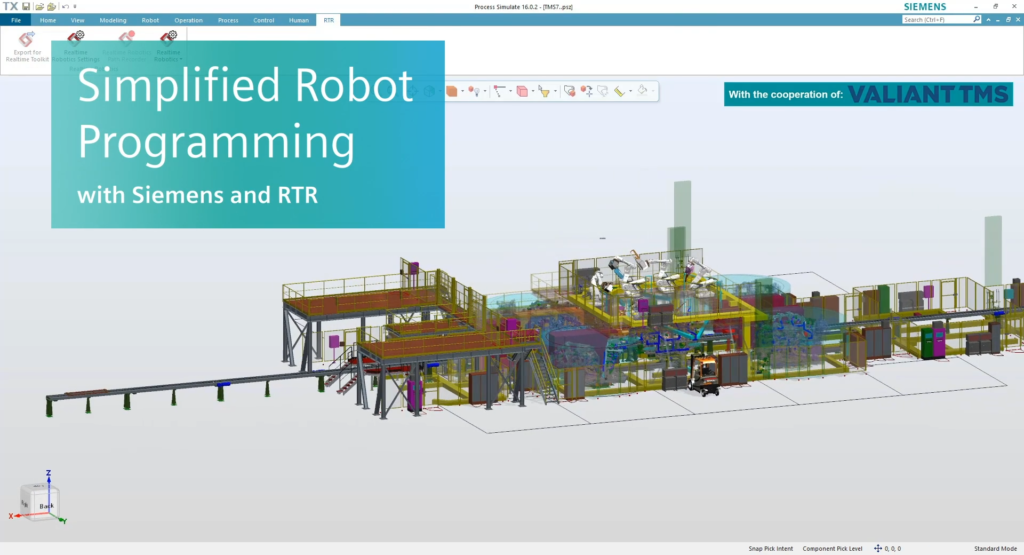 Valiant TMS Shows Benefits Of Siemens And Realtime Robotics Partnership ...