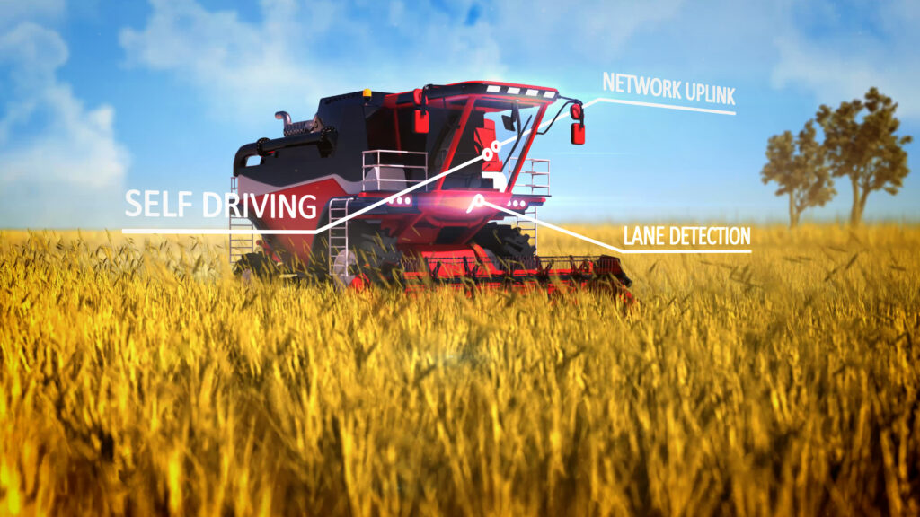 Autonomous combine harvester
